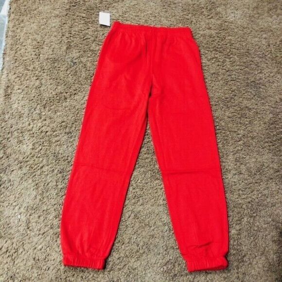 Disney's Mickey Mouse Juniors' Holiday Graphic Jogger Pants Pull On Red Small - Picture 5 of 7